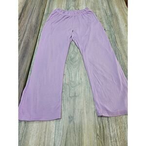 Sara Morgan Women's Soft Pull on Purple Sweatpants Size PM